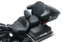 Mustang Motorcycle 77637 - Mustang 93-13 Harley FL Touring Saddlebag Lid Covers Deluxe - Black