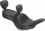 Mustang Motorcycle 77640 - Mustang 08-21 Harley FL Touring Saddlebag Lid Covers Deluxe - Black