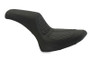 Mustang Motorcycle 76890 - Mustang 84-06 Harley Standard Rear Tire Fastback 1PC Seat w/ Diamond Stitch - Black