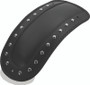 Mustang Motorcycle 78113 - Mustang 00-17 Harley Softail FLSTS, FLSTN, FLSTC w/Stud Plate Fender Bib w/Studs - Black