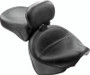 Mustang Motorcycle 79221 - Mustang 99-11 Yamaha V-Star 1100 Custom Wide Touring 2PC Seat w/Driver Backrest - Black