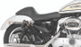 Mustang Motorcycle 78120 - Mustang 06-10 and 12-15 Yamaha Roadliner, 06-15 Stratoliner Fender Bib w/Studs - Black