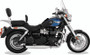 Mustang Motorcycle 79005 - Mustang 02-08 Triumph America,03-08 Speedmaster, Std Touring 2PC Seat w/Driver Backrest - Black