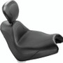 Mustang Motorcycle 79464 - Mustang 05-08 Honda VTX1800F Sport Touring Solo Seat w/Driver Backrest - Black