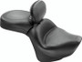 Mustang Motorcycle 79417 - Mustang 06-21 Kawasaki Vulcan 900 Classic, Custom Touring 1PC Seat w/Driver Backrest - Black