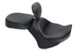 Mustang Motorcycle 79661 - Mustang 11-17 Yamaha Stryker Standard Touring 2PC Seat w/Driver Backrest - Black