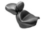 Mustang Motorcycle 79621 - Mustang 09-21 Suzuki Boulevard C50/C50T Standard Touring 2PC Seat w/Driver Backrest - Black