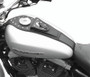 Mustang Motorcycle 93311 - Mustang 00-17 Harley Softail with Square Dash Tank Bib w/Studs- Black