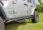 N-Fab HPJ1980T-TX - Podium LG 2019 Jeep Wrangler JT 4DR Truck - Full Length - Tex. Black - 3in