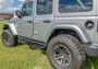 N-Fab HPJ1980T-TX - Podium LG 2019 Jeep Wrangler JT 4DR Truck - Full Length - Tex. Black - 3in