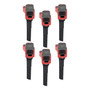 MSD 826016 - Ignition Coil - Ford EcoBoost - 2.7L / 3.0L V6 - Red - 6-Pack