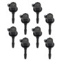 MSD 824538 - Ignition Coil - Blaster - Ford 5.2L - V8 - SuperCharged - Black - 8 Pack