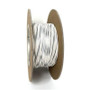 NAMZ NWR-98-100-20 - OEM Color Primary Wire 100ft. Spool 20g - White/Gray Stripe