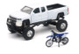 New Ray Toys SS-54416 - Chevrolet Silverado with Yamaha Dirt Bike/ Scale - 1:32