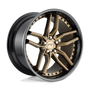 Niche M195199565+35 - M195 Methos 19X9.5 Matte Bronze Black Bead Ring