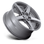 Niche M270188021+30 - M270 Teramo 18X8 Anthracite Brushed Face Tint Clear