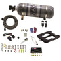 Nitrous Express 40081-12 - Q-Jet/Holley Spread Bore Hitman Plus Nitrous Kit w/Composite Bottle