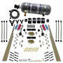 Nitrous Express 93106-12 - 8 Cyl Dry Direct Port Dual Stage 4 Solenoids Nitrous Kit (200-600HP) w/Comp Bottle