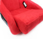 NRG FRP-303RD-ULTRA - FRP Bucket Seat ULTRA Edition - Medium (Red Alcantara/Pearlized Back)