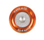 NRG FW-110OR - Fender Washer Kit w/Rivets For Metal (Orange) - Set of 10