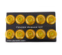 NRG FW-150RG - Fender Washer Kit w/Color Matched M6 Bolt Rivets For Plastic (Rose Gold) - Set of 10