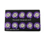 NRG FW-100PP - Fender Washer Kit w/Rivets For Plastic (Purple) - Set of 10