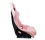 NRG FRP-302PK-PRISMA - FRP Bucket Seat PRISMA Edition W/ pearlized Back Pink Alcantara - Large
