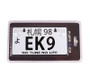 NRG MP-001-EK9 - Mini JDM Style Aluminum License Plate (Suction-Cup Fit/Universal) - EK9