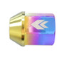 NRG LN-T210MC-21 - 200 Series M12 X 1.25 Titanium Lug Nut Set - 21 Pc w/Lock Key Socket - Neochrome
