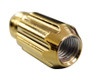 NRG LN-LS500CG-21 - 500 Series M12 X 1.5 Bullet Shape Steel Lug Nut Set - 21 Pc w/Lock Key - Chrome Gold
