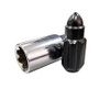 NRG LN-LS500BK-21 - 500 Series M12 X 1.5 Bullet Shape Steel Lug Nut Set - 21 Pc w/Lock Key - Black