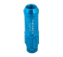 NRG LN-LS700BL-21 - 700 Series M12 X 1.5 Steel Lug Nut w/Dust Cap Cover Set 21 Pc w/Locks & Lock Socket - Blue