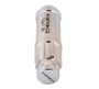 NRG LN-LS710SL-21 - 700 Series M12 X 1.25 Steel Lug Nut w/Dust Cap Cover Set 21 Pc w/Locks & Lock Socket - Silver
