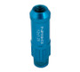 NRG LN-LS710BL-21 - 700 Series M12 X 1.25 Steel Lug Nut w/Dust Cap Cover Set 21 Pc w/Locks & Lock Socket - Blue