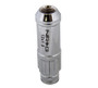 NRG LN-LS700SL-21 - 700 Series M12 X 1.5 Steel Lug Nut w/Dust Cap Cover Set 21 Pc w/Locks & Lock Socket - Silver