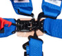 NRG SBH-5PCBL - SFI 16.1 5PT 3in. Seat Belt Harness / Latch Link - Blue