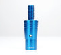 NRG SKA-014BL - 14mm Euro Aluminum Adapter w/ M10x1.5 Thread Pitch - Blue