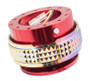 NRG SRK-210RD/MC - Quick Release Kit - Pyramid Edition - Red Body / Neochrome Pyramid Ring