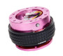 NRG SRK-210PK/BK - Quick Release Kit - Pyramid Edition - Pink Body / Black Pyramid Ring