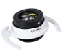 NRG SRK-700BK/WT - Quick Release Kit - Black Body/ White Ring w/ Handles