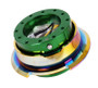NRG SRK-280GN-MC - Quick Release Gen 2.8 - Green Body / Neochrome Ring