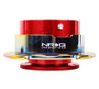 NRG SRK-250RD/MC - Quick Release Gen 2.5 - Red Body / Neochrome Ring