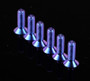 NRG SWS-100TI-PP - Titanium Steering Wheel Screw Upgrade Kit (Conical) - Purple