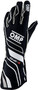 OMP Racing IB0-0770-A01-071-S - OMP One-S Gloves Black - Size S Fia 8556-2018