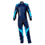OMP Racing KA0-1729-A01-244-58 - OMP KS-2 Art Suit Navy Blue/Cyan - Size 58