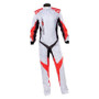 OMP Racing KA0-1729-A01-086-52 - OMP KS-2 Art Suit Silver/Red - Size 52