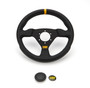 OMP Racing OD0-1976-071 - OMP Trecento Flat 300mm - Large Leather (Black)