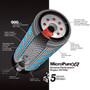 PPE 114000555 - 2001-2019 GM 6.6L Duramax Engine Oil Filter MicroPure Extreme-Performance - Featuring TorqSTOP Technology