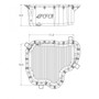 PPE 114052020 - 2001-2010 GM 6.6L Duramax  High-Capacity Cast Aluminum Engine Oil Pan