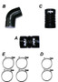 PPE 115910610 - LBZ/LMM 06-10 Silicone Hose And Clamp Kit Black  Diesel